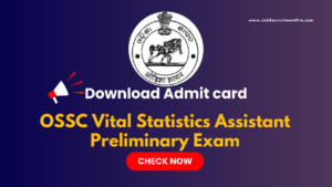 OSSC Vital Statistics Assistant Preliminary Exam